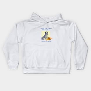 Gavin the Gull - When the chips are down... I pick them up! Kids Hoodie